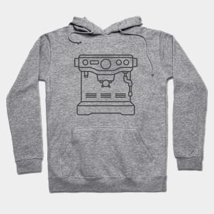 Machined Coffee Hoodie